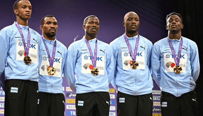 Botswana declares holiday to mark historic World Championship relay triumph