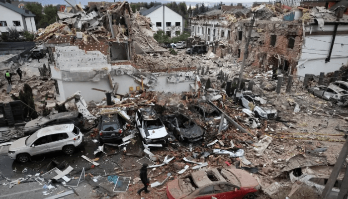 Russia rains drones and missiles on Kyiv, killing 12-year-old girl and three others