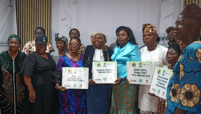 sanitation in Lagos markets