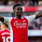 Saka confident in Arsenal's Premier League title push