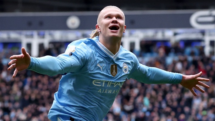 EPL: Haaland double fires Man City past Everton at Etihad