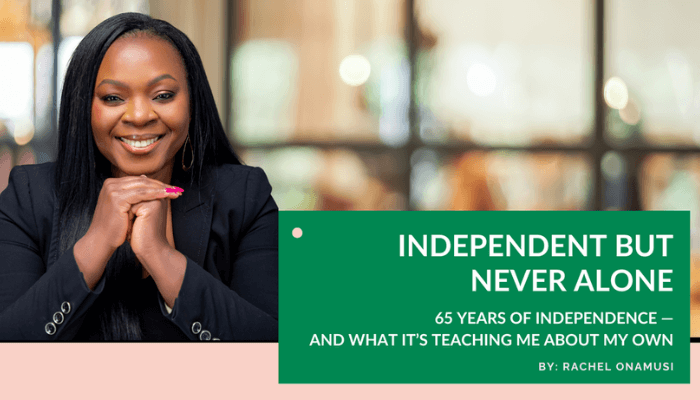 Independent But Never Alone