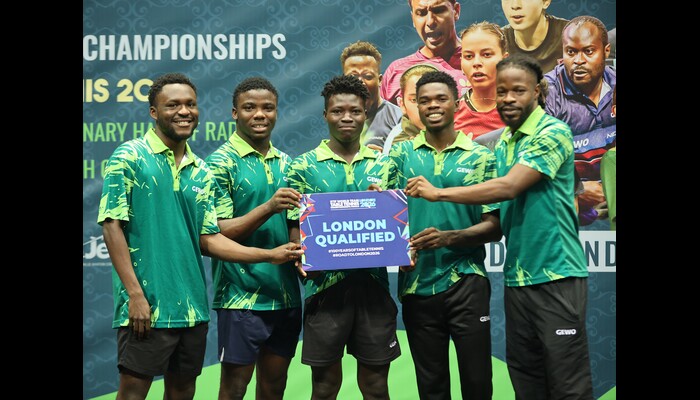 African giants book tickets to London 2026 World Table Tennis Championships