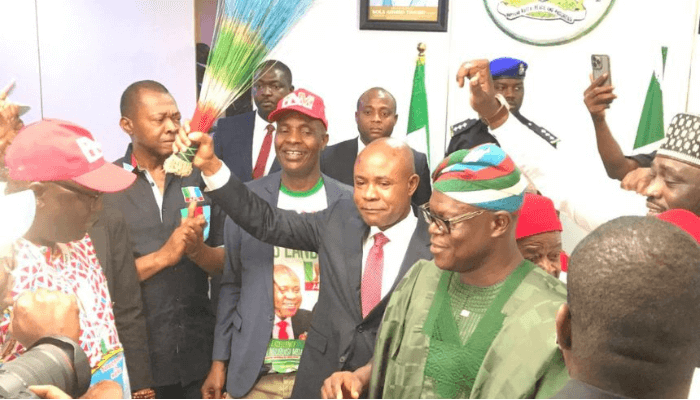 Peter Mbah moves to APC