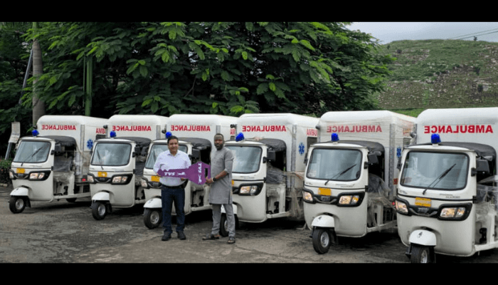 Simba TVS Kargo tricycle in Nigeria