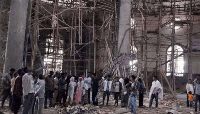 Scaffolding collapse at Ethiopian church kills at least 30, hundreds injured