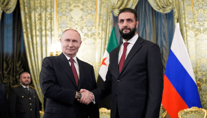 Syria’s al-Sharaa moves to reset ties with Moscow after Assad’s fall