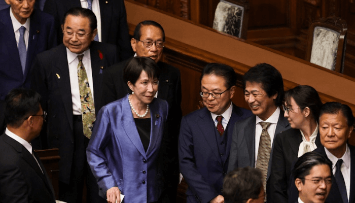 Sanae Takaichi becomes Japan’s first female prime minister after historic parliamentary vote