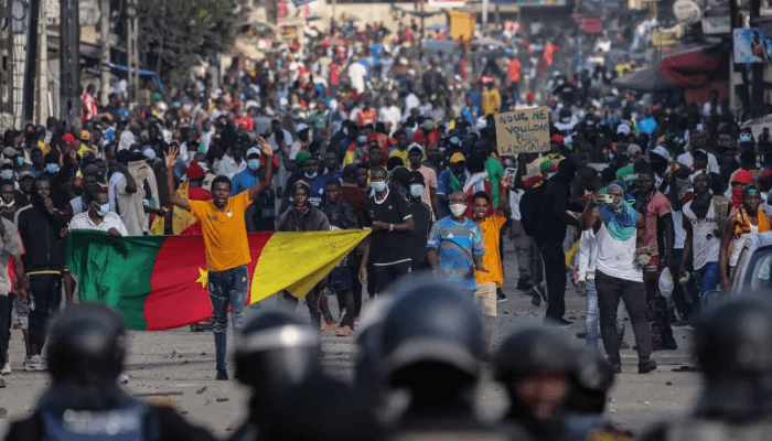 Protest in Cameroon