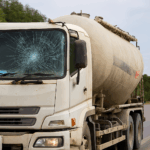 Truck accident illustration