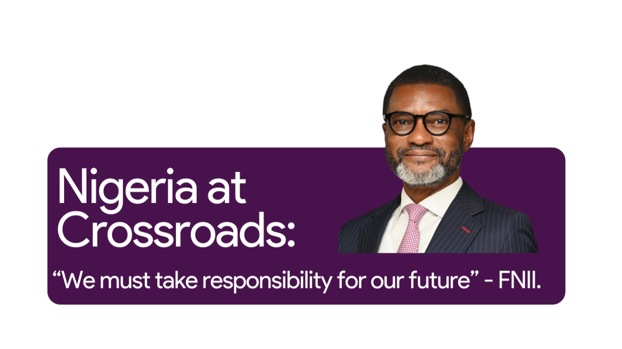 Nigeria at the crossroads: We must take responsibility for our future