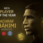 CAF Awards: Hakimi crowned 2025 Men’s Player of the Year