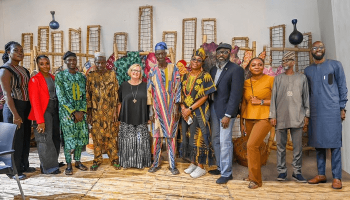 Dignitaries at the Oyo Leather exhbition