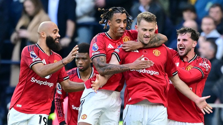 De Ligt’s last-gasp header earns Man United draw at Tottenham