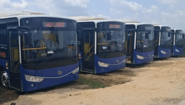 FG receives 50 locally assembled CNG buses to boost urban mobility