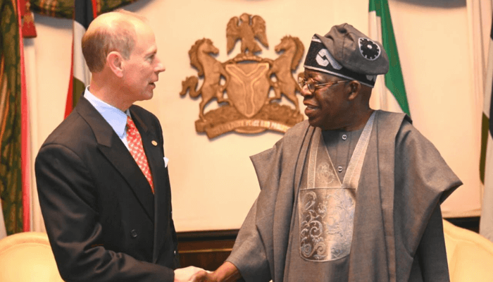 Tinubu receives Duke of Edinburgh