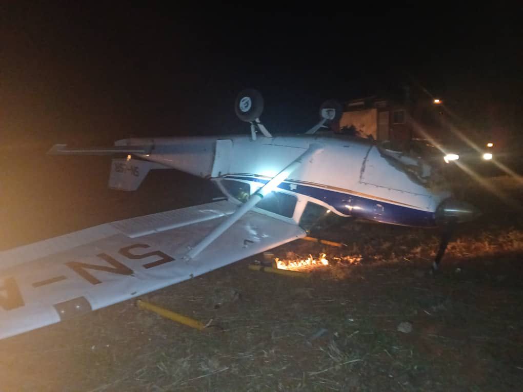 Skypower express Cessna 172 aircraft, 5N-ASR crashes