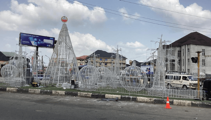 Amstel Malta Christmas light-up in Aba