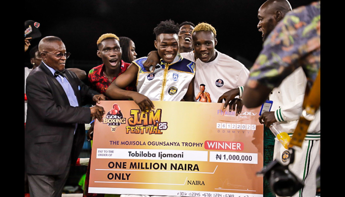 Ijomoni crowned best boxer at GOtv Boxing Night 34 Jams Festival