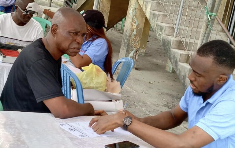 Treatment ongoing at the outreach