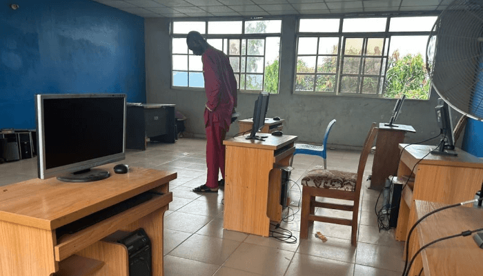 Lagos students computer education