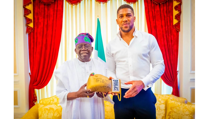 Tinubu commiserates with Anthony Joshua after fatal Ogun road accident