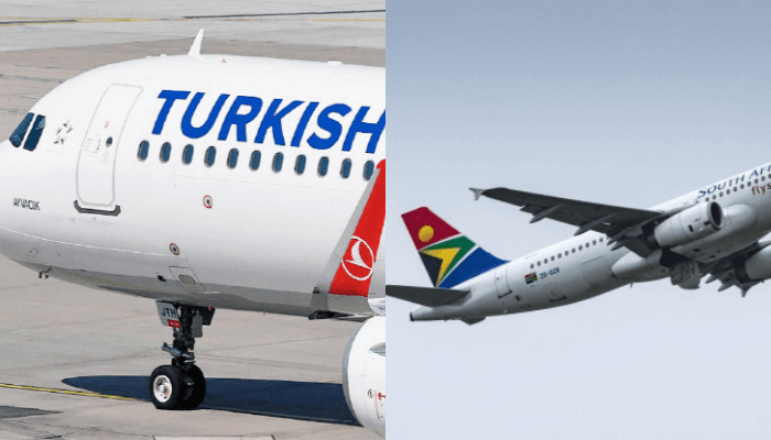 Turkish Airlines, South African Airways sign codeshare agreement