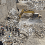 buildings collapse in Morocco