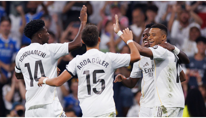 Champions League: Mbappe, Vinícius shine as Real Madrid crush Monaco 6-1