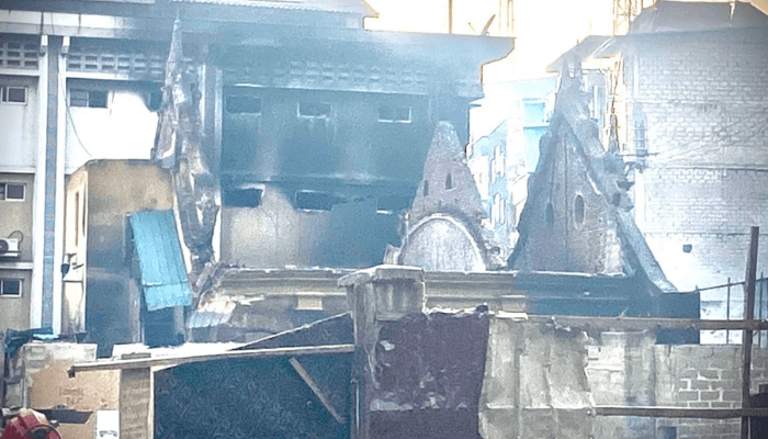 Shitta Bey Mosque fire