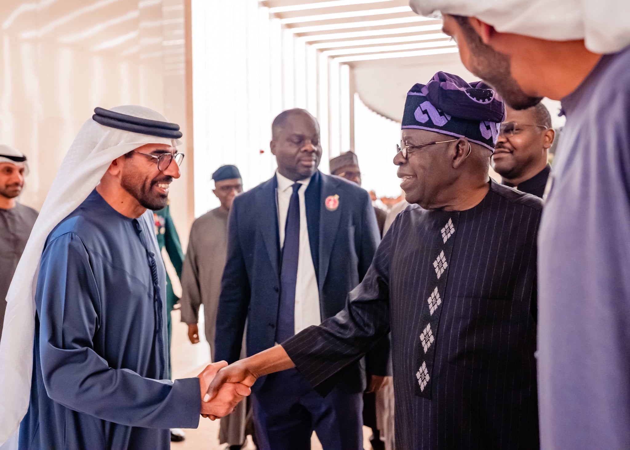 Tinubu in Abu Dhabi